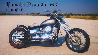 Yamaha Dragstar 650 chopper TRUANT final part 3 [upl. by Loomis]