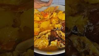 Delight in Gambia Ebbeh Cassava seafood porridgeGambia ebbeh streetfood gambiafood cassava [upl. by Udell]