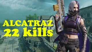 Alcatraz RAW gameplay  solo vs squads  MP player tries BR [upl. by Acirfa]