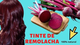 Reflejos rojizos en tu cabello con remolacha ¡Tinte 100 natural [upl. by Shandeigh]