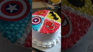 Spider man theme butterscotch cake song food chocolatecake music cake butterscotchcake [upl. by Odnolor980]