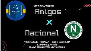 COPA AMAPAR 2024 Amigos x Nacional [upl. by Nylaret]