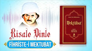 Mektubat  Fihristei Mektubat  Risale Dinle [upl. by Cyrillus]