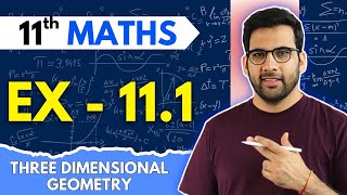 Class  11 Ex  111 Q1 Q2 Q3 Q4 Three Dimensional Geometry Maths  CBSE NCERT  GREENBoard [upl. by Arvy105]