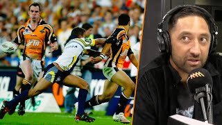 Benji Marshall Relives That Famous Grand Final Flick Pass From 2005  Rush Hour NSW [upl. by Atiuqehc]