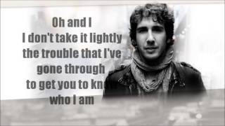 Happy In My Heartache LYRICS Josh Groban [upl. by Bluma]