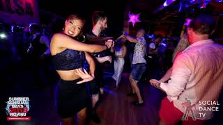 Mark amp Chloe  Bachata social dancing  Summer Sensual Days 2018 [upl. by Aitselec]