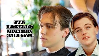 1997 Leonardo DiCaprio Hairstyle  Jack Dawson  Long Length  Retro Haircut [upl. by Reteip]