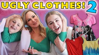 The Ugliest Things I Wore on TV With Chloe and Clara  Christi Lukasiak [upl. by Leonteen474]