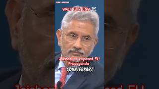 Jaishankar Exposed EU Propaganda  S Jaishankar Shorts sjaishankar jaishankar shorts [upl. by Nyral]