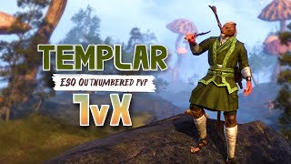 ESO 1vX PVP  Templar  Gold Road [upl. by Karlik6]