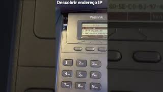 Yealink T19 e2  descobrir IP [upl. by Milda931]