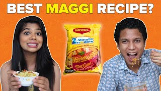 We Tasted Each Others Maggi Recipes  BuzzFeed India [upl. by Selrac]