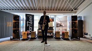 Munich High End 2024  Live Saxophone by Jérôme Sabbagh at Dartzeel  Recorded [upl. by Norrahc]