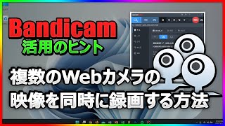 複数のWebカメラの映像を同時に録画する方法 [upl. by Htide]