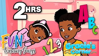 Good Morning Song  More Fun Songs for Kids  Gracie’s Corner 2Hour Compilation [upl. by Eelrebma]