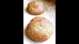 PAIN SANS GLUTEN AU PSYLLIUM  Ig très bas  vitaliseur et four  recette facile en 25 minutes [upl. by Norahs]