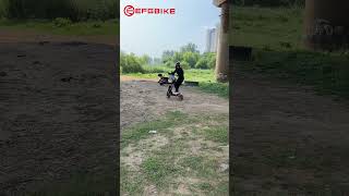 🛴5600w Electric Scooter 🏖️Offroad Riding with EFGBIKE ES09 Powerful Dual Motors Escooter automobile [upl. by Raddi488]