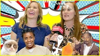 Mamrie Hart Talks Sexting Lil Bub Peeing Maple Syrup and More  Vidcon 2014 [upl. by Enilhtak857]