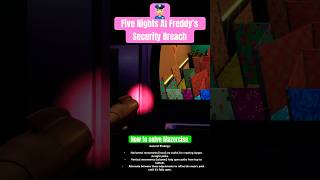 Five Nights At Freddy’s Security Breach 🥚🙌 How to BEAT MAZERCISE fnafsecuritybreach fnaf pc [upl. by Salsbury48]