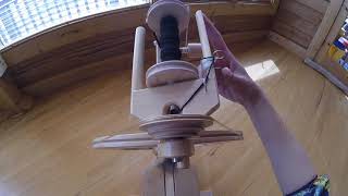 Lendrum Spinning Wheel review  anatomy of a spinning wheel [upl. by Friday]