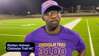 Chisholm Trail HC Ricklan Holmes vs Trimble Tech 91924 [upl. by Ehcadroj487]