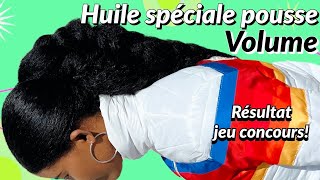 HUILE SPÉCIALE POUSSE CHEVEUX ET VOLUME HUILE DE CHANVRECANNABIS [upl. by Adnauq]