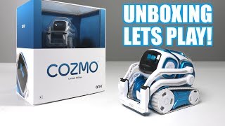 Unboxing amp Lets Play  BLUE COZMO  Limited Edition  Ankis New Cute Robot FULL REVIEW [upl. by Damiani]