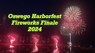 Oswego Harborfest Fireworks Finale [upl. by Erek]