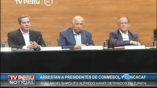 FIFA arrestan a presidente de la CONMEBOL y CONCACAF por sobornos [upl. by Billy547]