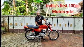 Ind Suzuki AX 100  Indias first 100 cc motorcycle  Never out of fashion [upl. by Asiuqram737]