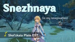 Snezhnaya Skolzkaia Plain Night OST calm piano [upl. by Jeddy]