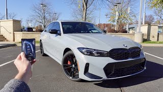 2024 BMW M340i xDrive Start Up Exhaust Walkaround Test Drive and Review [upl. by Airdnax]