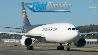 MSFS LIVE  Real World UPS Air OPS  inibuilds A300600  Sioux Falls to Fargo N Dakota VATSIM [upl. by Aivun263]