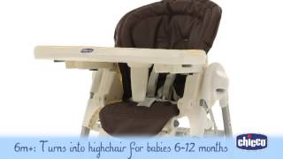 Chicco Polly Magic Highchair  Demonstration Video  Babysecurity [upl. by Zimmerman]