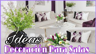 Decoración para Salas PequeñaIdeas para DEcoRAr tu hogar [upl. by Odlaniger]