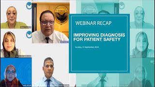 تحسين التشخيص من أجل سلامة المرضى  Improving Diagnosis For Patient Safety Webinar Recap [upl. by Ahtanamas150]