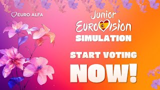 START VOTING NOW JESC 2024 Simulation 🇦🇱 🇦🇲 🇨🇾 🇪🇪 🇫🇷 🇬🇪 🇩🇪 🇮🇪 🇮🇹 🇲🇹 🇳🇱 🇲🇰 🇵🇱 🇵🇹 🇸🇲 🇪🇸 🇺🇦 [upl. by Rennob]