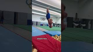 Highlights dei salti di oggi 🤸‍♀️ gustateveli 😘😘😘 ginnasticaartistica corpolibero jump [upl. by Aihsat271]