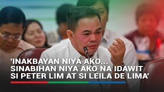 Kerwin Espinosa claims Bato forced him to implicate De Lima in drug trade  ABSCBN News [upl. by Bel]