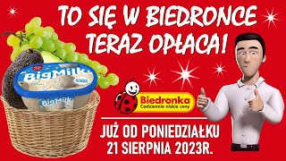 BIEDRONKA  Oferta Promocyjna od Poniedziałku 21082023  To się w Biedronce Teraz Opłaca [upl. by Aneed474]