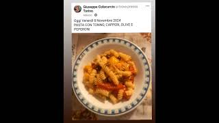 PASTA CON TONNO CAPPERI OLIVE E PEPERONI [upl. by Salbu540]