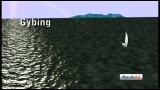 Learn to sail  the maneuvers of a sailboat Tacking gybing etc [upl. by Bradeord]