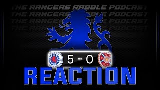 Complete Domination  Rangers 50 Hearts  Reaction  Rangers Rabble Podcast [upl. by Berga587]