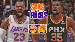 LAKERS vs SUNS  NBA 2K25 PS5 [upl. by Cleti]