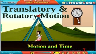 Translatory and Rotatory Motion Class 7 Physics  Digital Teacher [upl. by Harcourt]