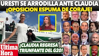 CLAUDIA REGRESA TRIUNFANTE La oposición espuma de coraje [upl. by Acimahs]