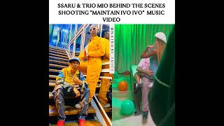 Sssaru quotMaintain Ivo Ivoquot ft Trio Mio Behind the Scenes [upl. by Iznek]