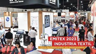 Industria Textil Argentina EMITEX 2023 Buenos Aires Feria internacional de proveedores textiles [upl. by Dennet]