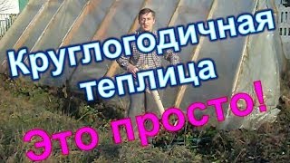 Очень просто сделать теплицу Ещё и на круглый год Украина [upl. by Hutson]